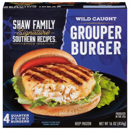 Shaw's Southern Recipes™ Grouper Burgers