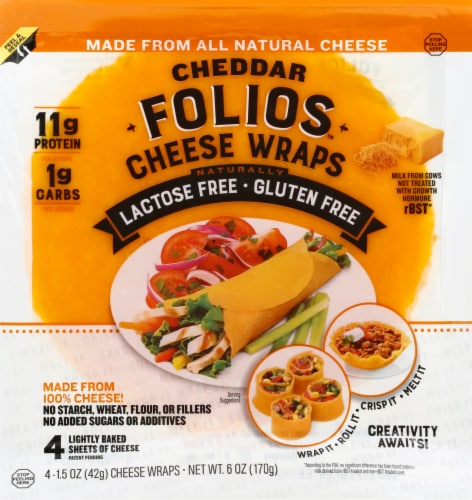 Folios Cheddar Cheese Wraps