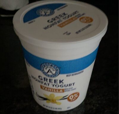 Avenue A Greek Non Fat Vanilla Yogurt
