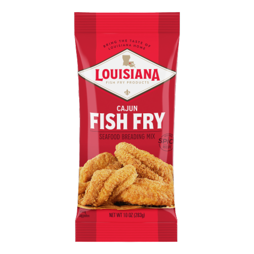 Louisiana Spicy Cajun Crisp Fish Fry Seafood Breading Mix