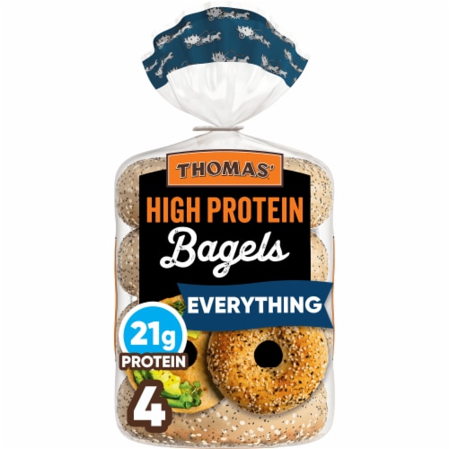 Thomas' High Protein Everything Bagels