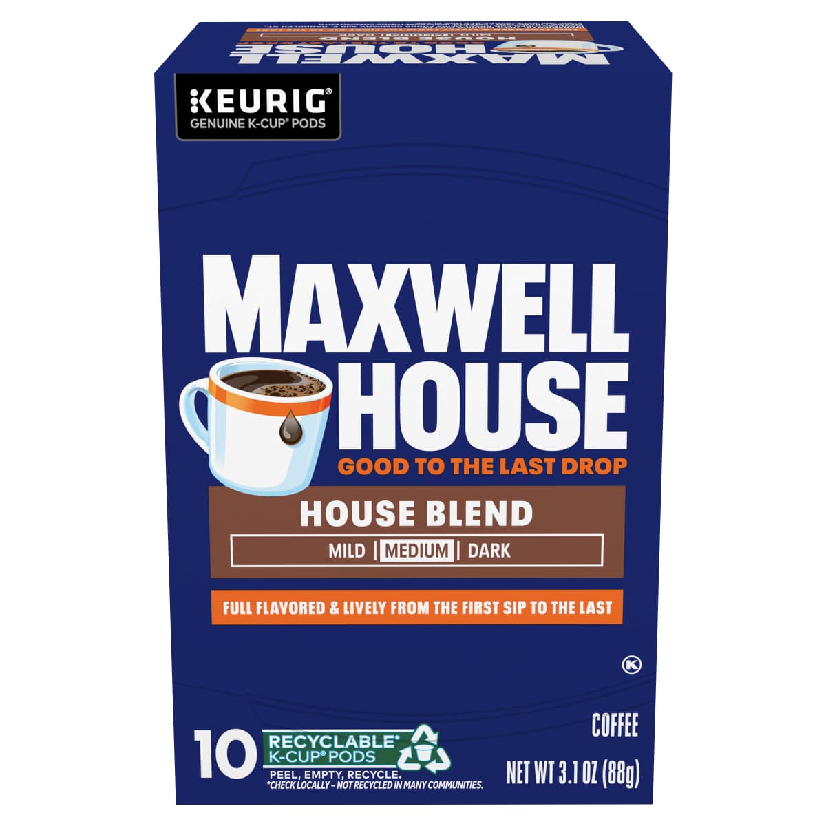 House Blend Medium Roast K-Cup® Coffee Pods