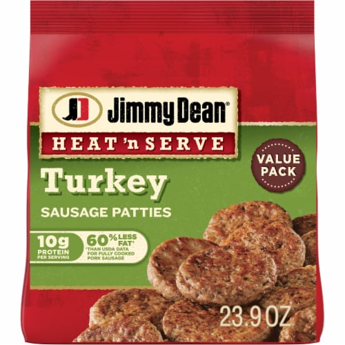 Jimmy Dean® Heat 'N Serve Turkey Sausage Frozen Breakfast Patties