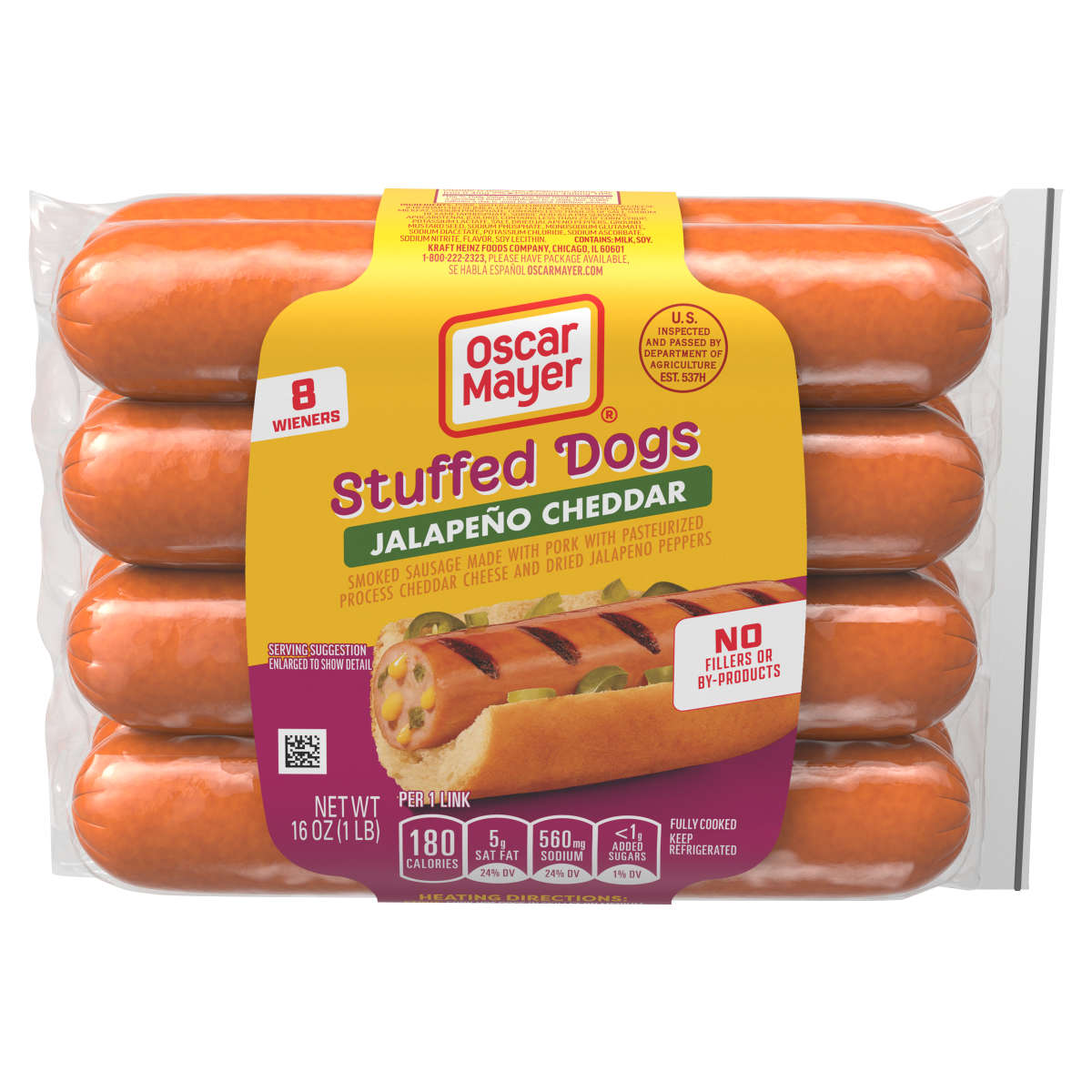 Jalapeño Cheddar Stuffed Dogs