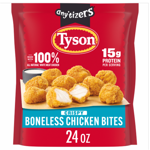 Tyson Any’tizers Frozen Crispy Boneless Chicken Bites