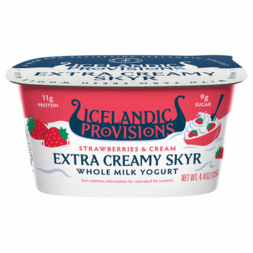 Icelandic Provisions Strawberries & Cream Extra Creamy Skyr