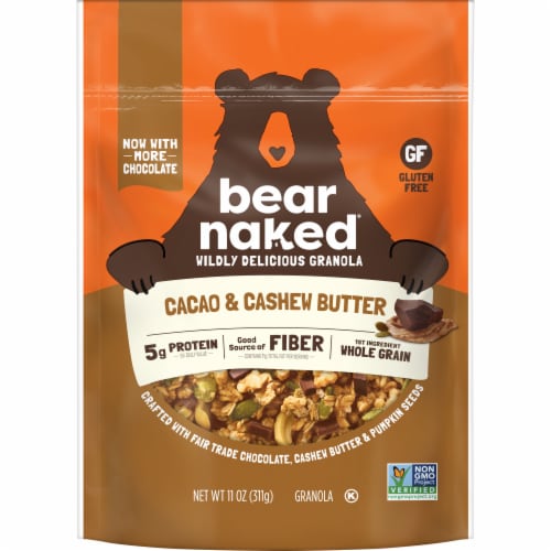 Bear Naked Cereal Granola Cacao Cashew Butter Soft Baked 11oz