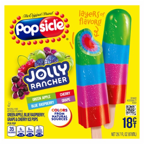 Popsicle ® Ice Cream Jolly Rancher Pop 18 Ct