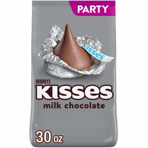 HERSHEY'S KISSES Milk Chocolate Candy Bulk Party Pack
