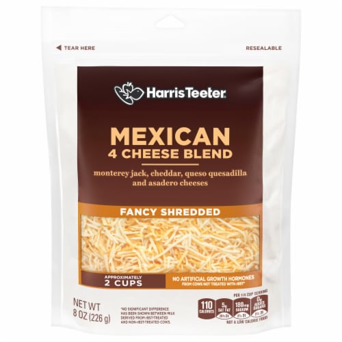 Harris Teeter Fancy Shredded Mexican 4 Cheese Blend