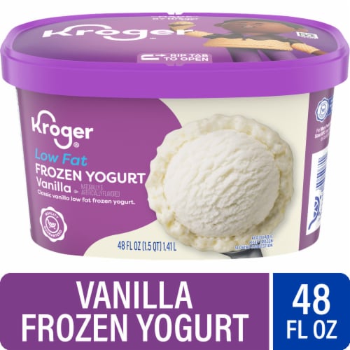 Kroger® Low Fat Vanilla Frozen Yogurt Tub