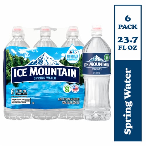 Ice Mountain 100% Natural Spring Bottled Water