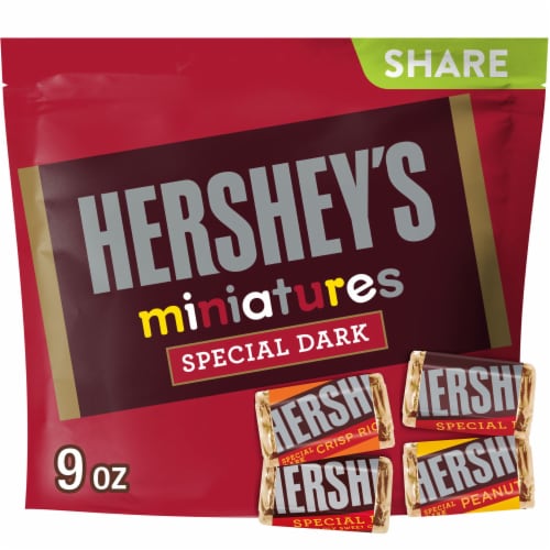 HERSHEY'S SPECIAL DARK Miniatures Assorted Chocolate Candy Share Pack