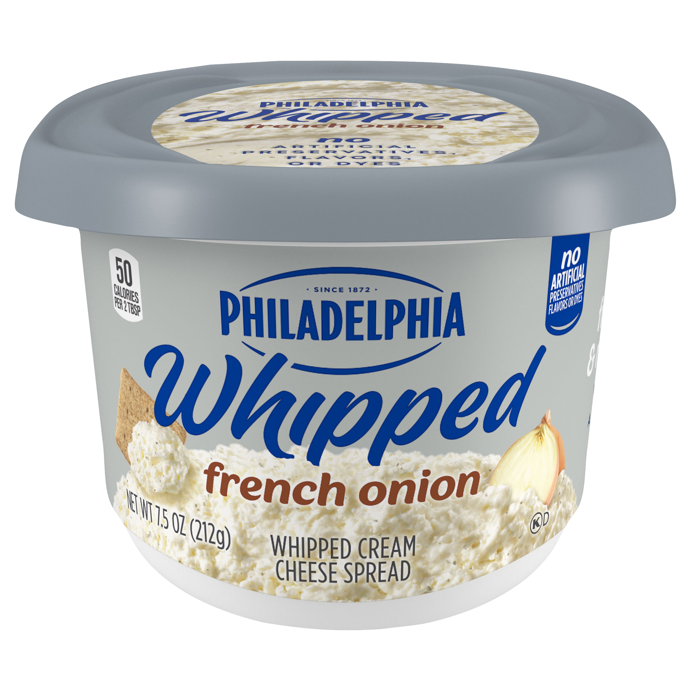 French Onion Whipped Cream Cheese Spread