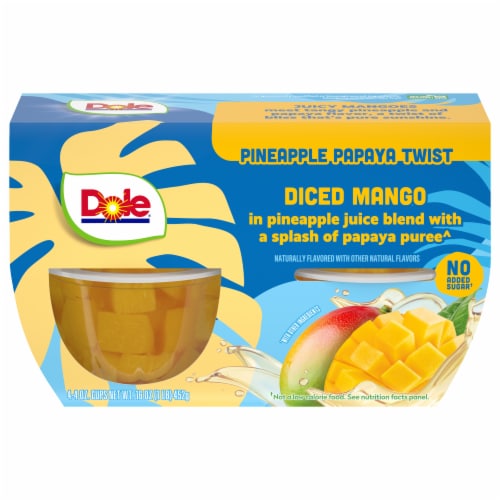 Dole Mango In Pineapple Papaya Juice
