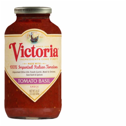 Victoria Tomato Basil Spaghetti Pasta Sauce, Gluten Free, Kosher