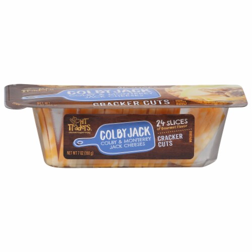 HT Traders™ Colby Jack Cracker Cut Sliced Cheese