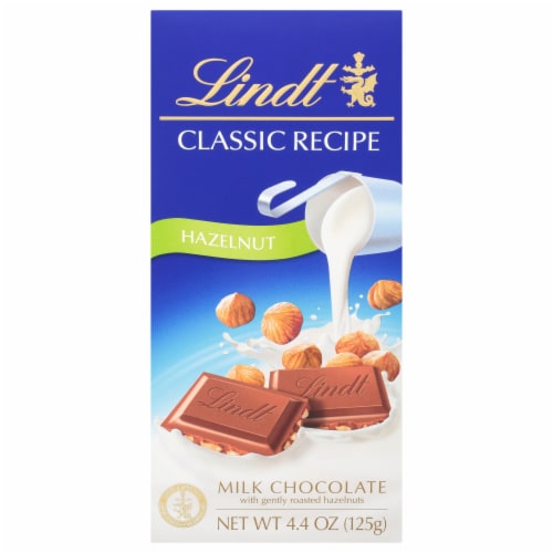 Lindt CLASSIC RECIPE Hazelnut Milk Chocolate Bar