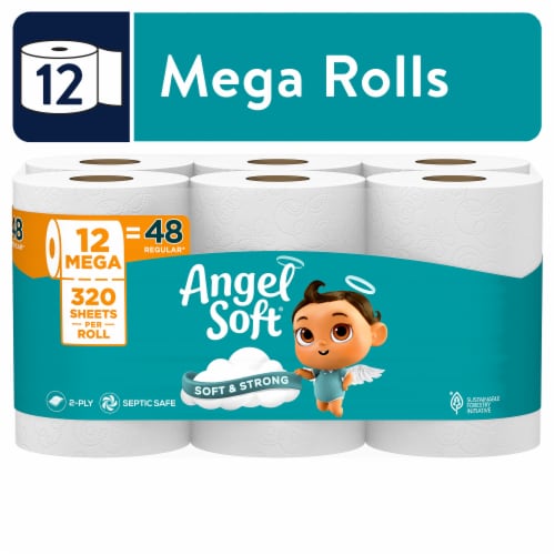 Angel Soft® Soft & Strong Toilet Paper Mega Rolls