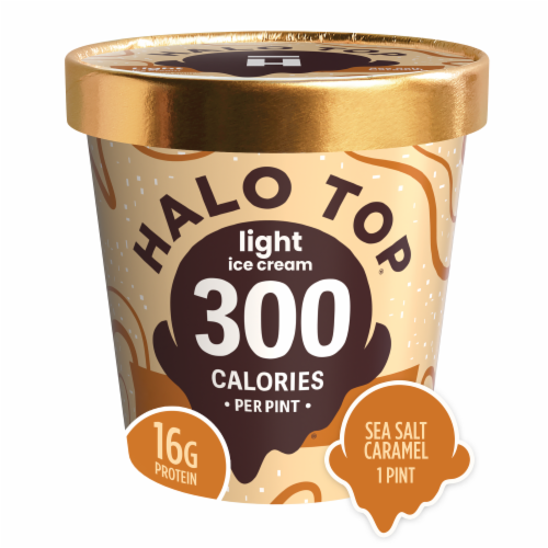 Halo Top Sea Salt Caramel Light Ice Cream