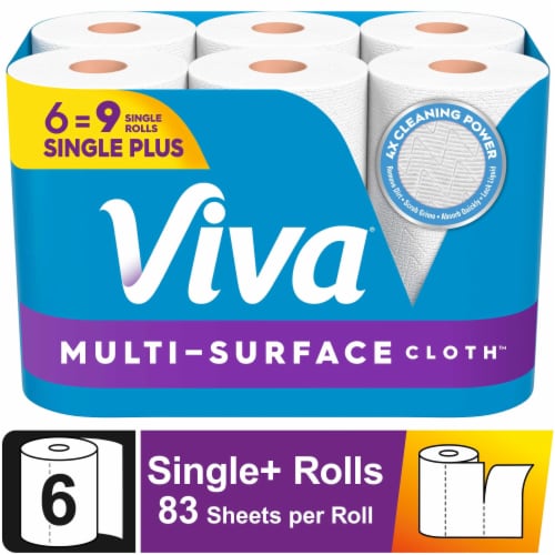 Viva® Multi-Surface Cloth™ Paper Towels Single+ Rolls