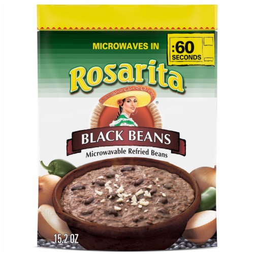Rosarita Black Beans, Microwavable Refried Beans