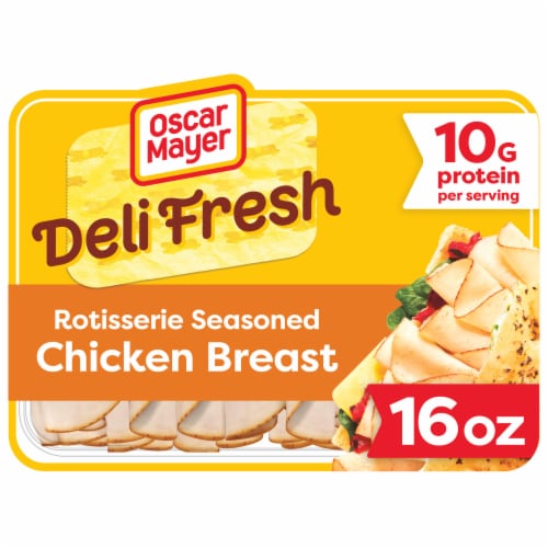 Oscar Mayer Deli Fresh Rotisserie Seasoned Chicken Breast Thin Sliced Lunchmeat