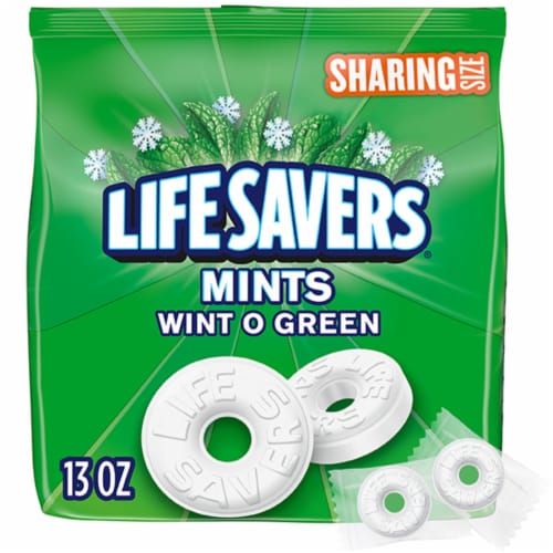 Life Savers Wint-O-Green Candy Hard Mints Sharing Size Bag