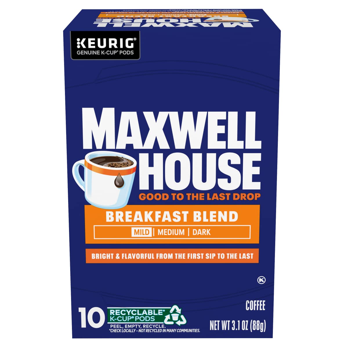 Breakfast Blend Mild Roast K-Cup® Coffee Pods
