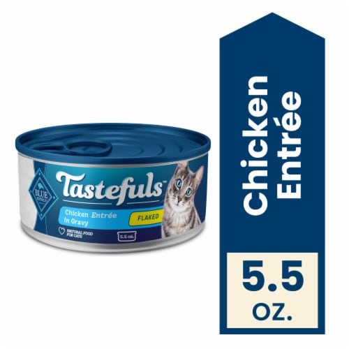 Blue Buffalo™ Tastefuls™ Natural Adult Cat Wet Food, Chicken Entrée in Gravy, Flaked