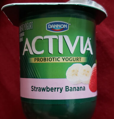 Activia Straberry banana 4oz/4pck