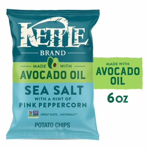 Kettle Brand® Made With Avocado Oil Sea Salt Pink Peppercorn Chips