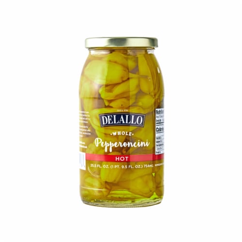 DeLallo® Hot Whole Kosher Pepperoncini Chili Peppers