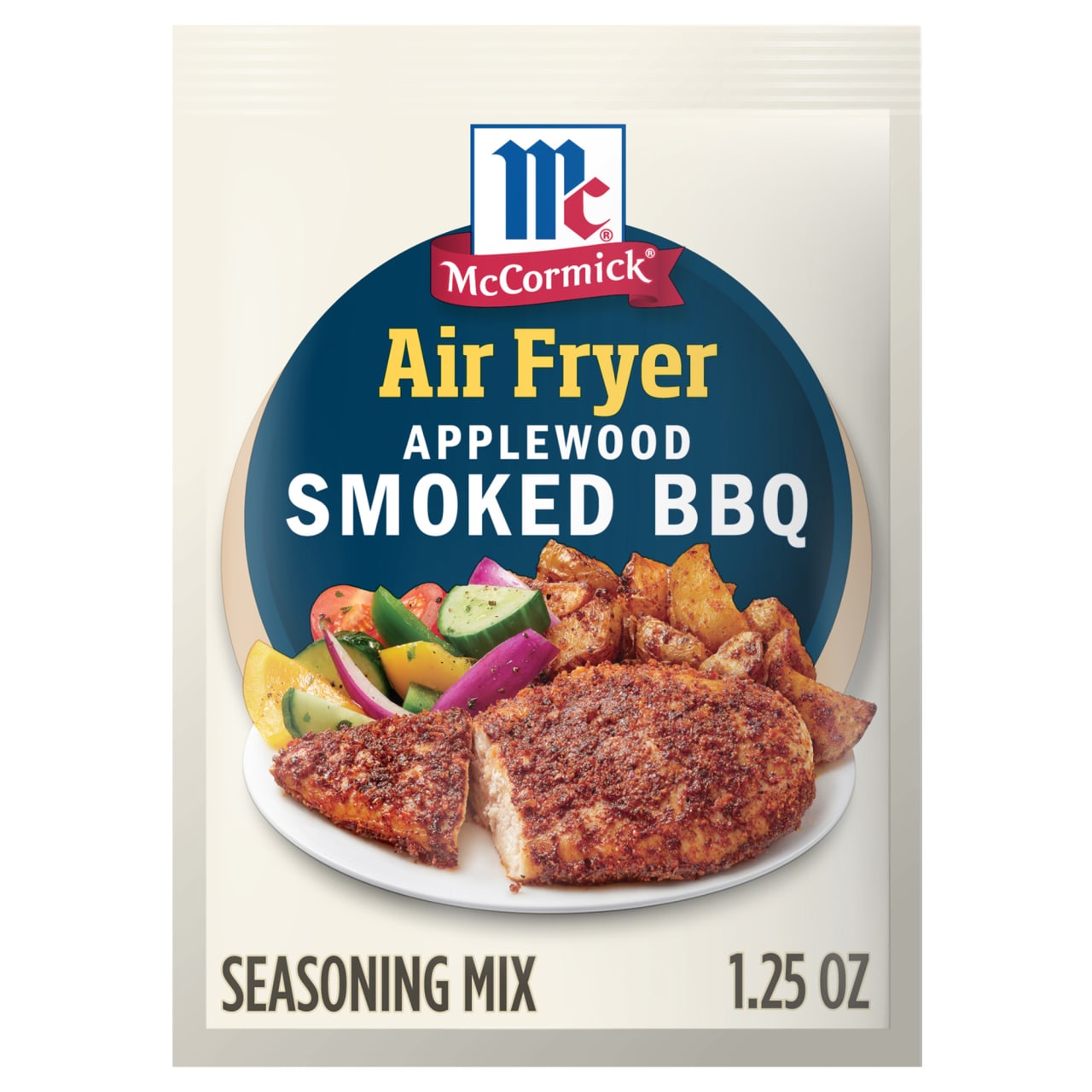 McCormick Air Fryer Applewood Smoked BBQ Seasoning Mix, 1.25 oz