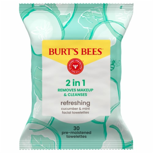 Burt's Bees Cucumber and Mint Refreshing Face Wipes