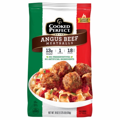 Cooked Perfect® All Beef Angus Frozen Meatballs