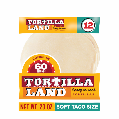TortillaLand® Uncooked Flour Tortillas, Soft Taco Size