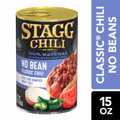 Stagg® Classic® No Beans Beef Chili, 12g (23% DV) Protein Per Serving