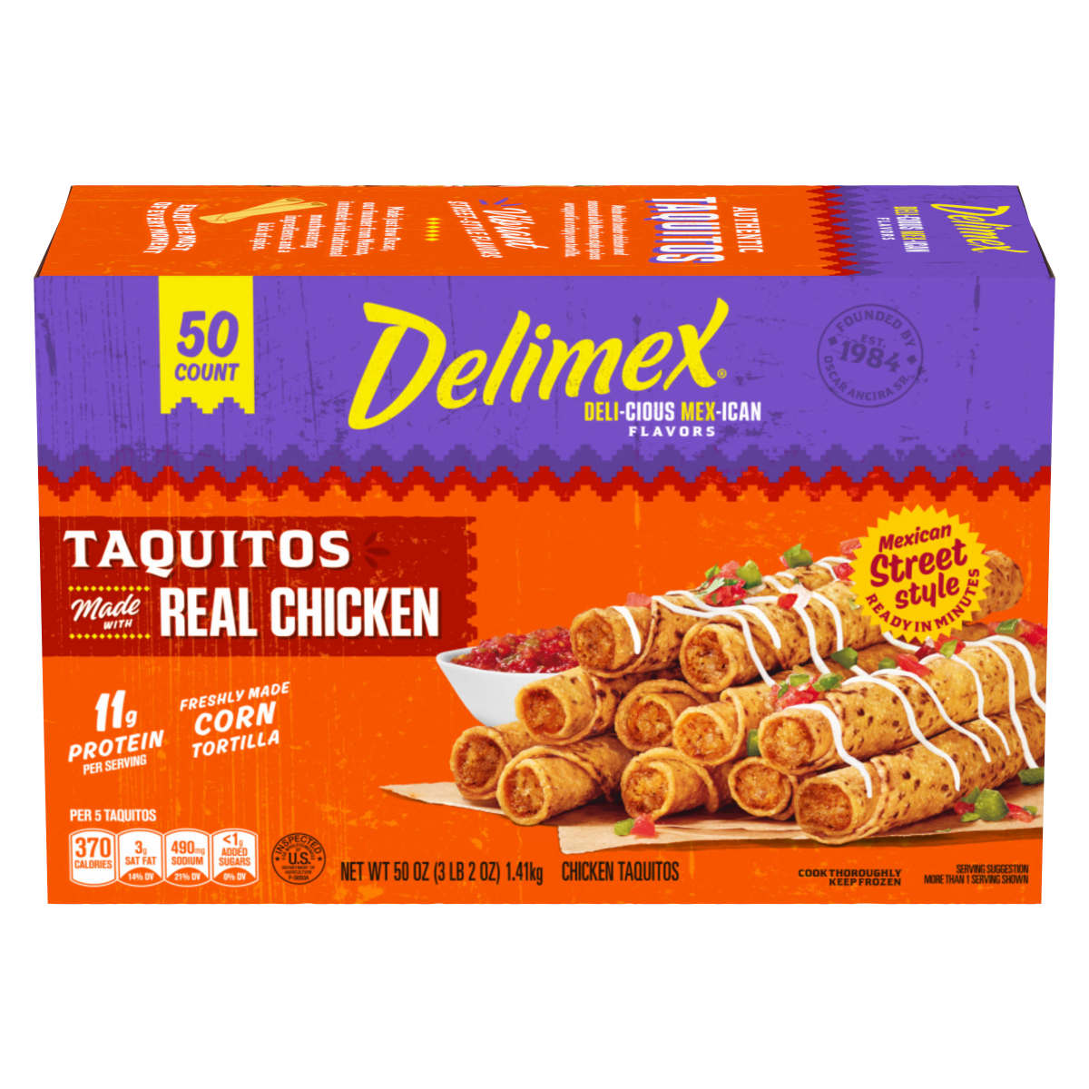 Chicken Corn Taquitos Frozen Snacks