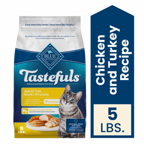 Blue Buffalo™ Tastefuls™ Adult Dry Cat Food, Multi-Protein Chicken & Turkey Recipe