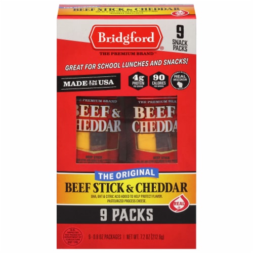 Bridgford® Beef and Cheddar Sticks