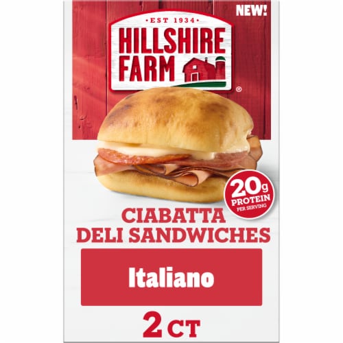 Hillshire Farm Frozen Italiano Ciabatta Deli Sandwiches