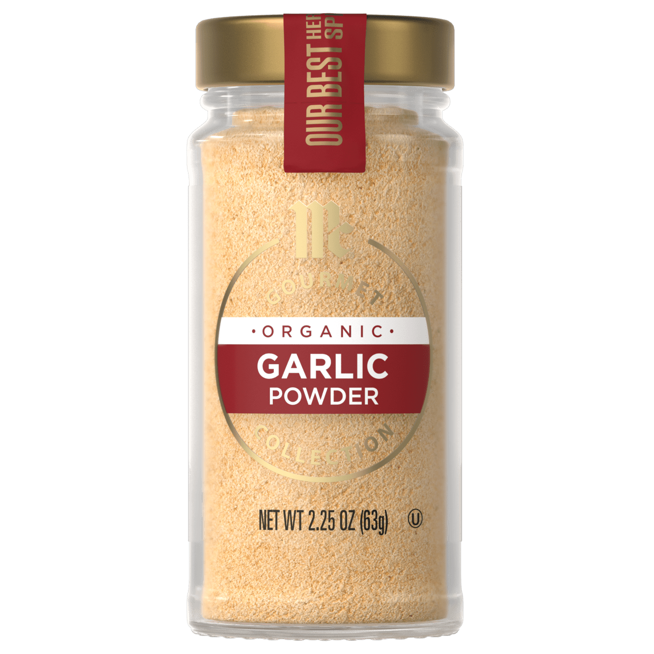 McCormick Gourmet Organic Garlic Powder, 2.25 oz