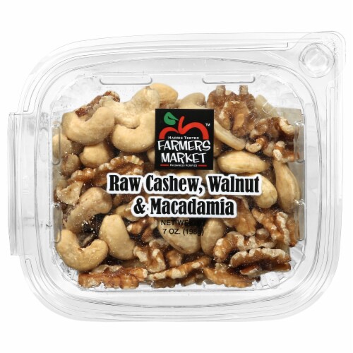 Harris Teeter Farmers Market Raw Cashew, Walnut & Macadamia Nut Mix