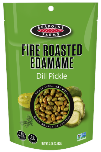 Seapoint Farms Dill Pickle Fire Roasted Edamame