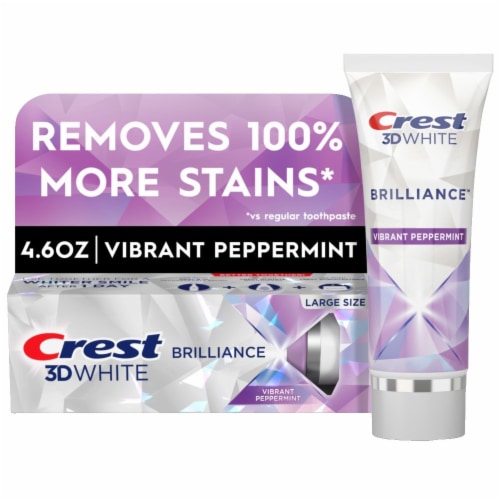 Crest 3D White Brilliance Vibrant Peppermint Whitening Toothpaste
