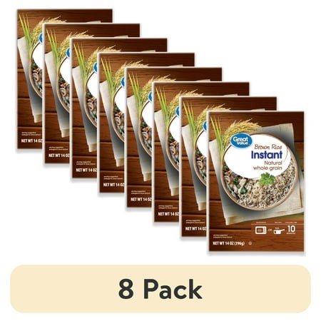 Great Value Boil in Bag Instant Brown Rice 14 oz