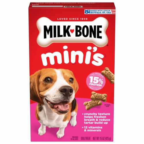 Milk-Bone Mini’s Crunchy Mini Dog Treats, Original Beef Flavor