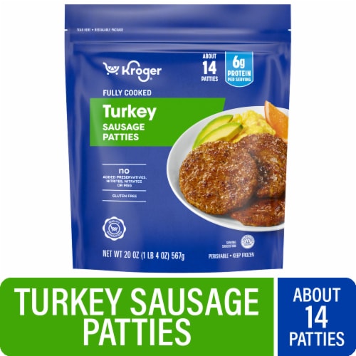Kroger® Fully Cooked Turkey Sausage Patties