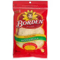 Borden Mozzarella Part-Skim Shredded 8 oz pack